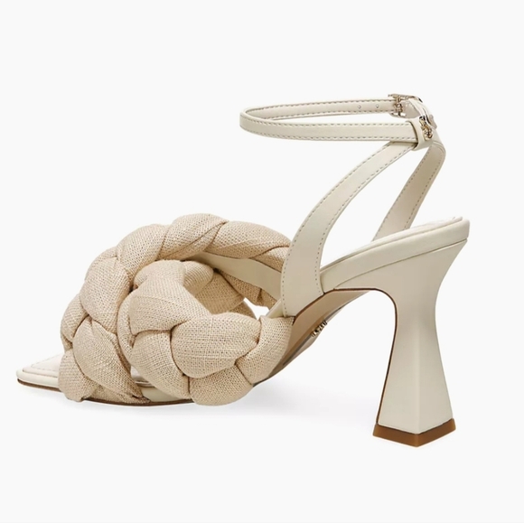 New Sam Edelman Courney Fabric Braided Strap Sandal 8.5 - Picture 3 of 15